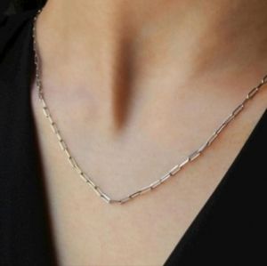 Handmade Paperclip Chain Necklace Stainless Steel 16.5", 18.5", or 20.5"